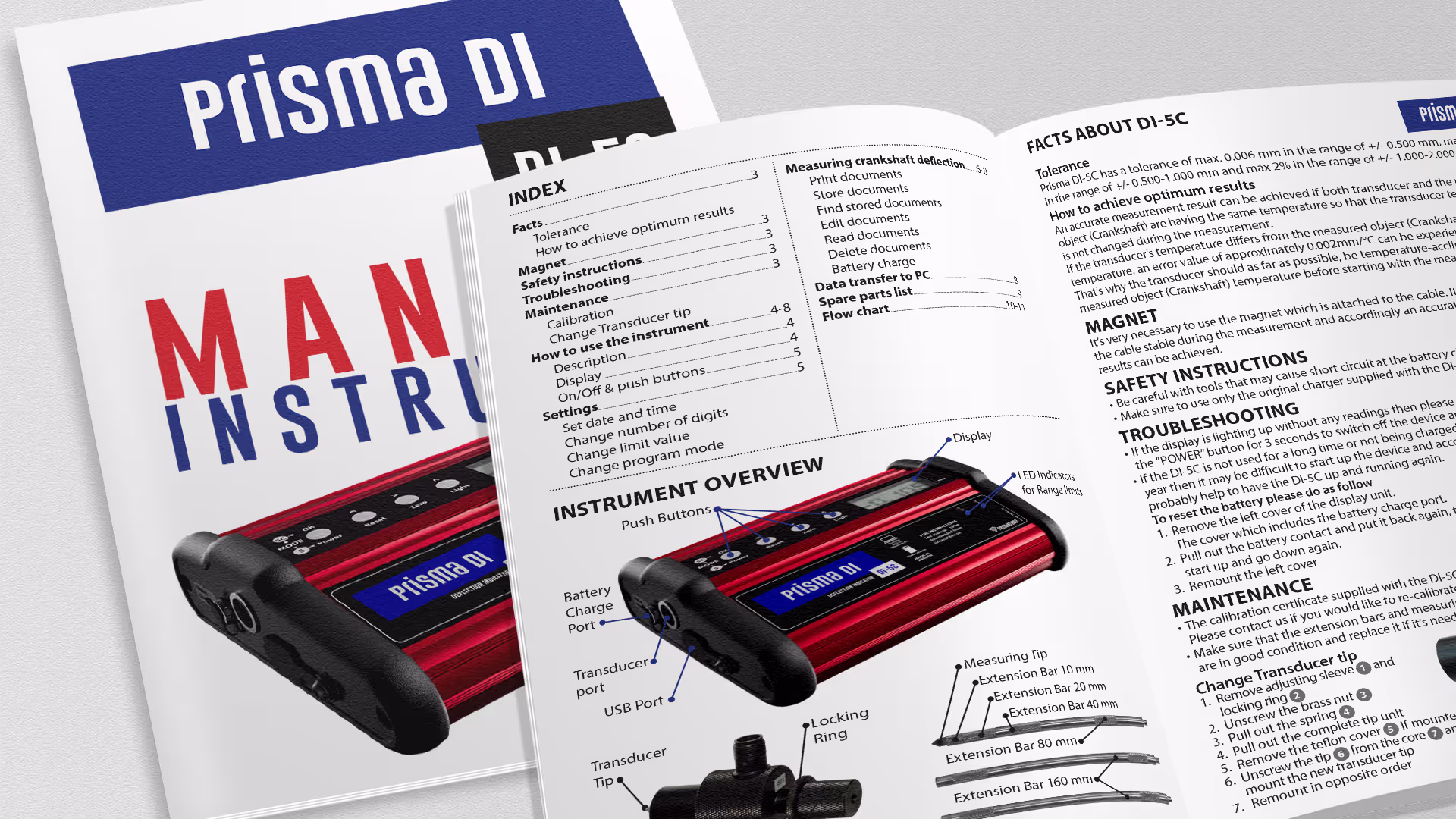 Prisma DI-5C Manual Instrument