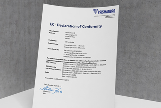 Prisma Light Elton Remote CE Declaration of Conformity