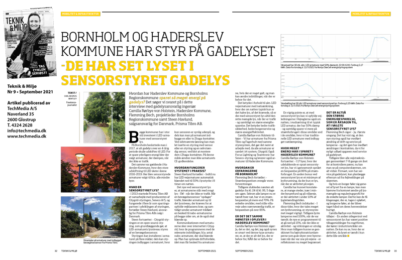 Nyhetsartikel Haderslev och Bornholm