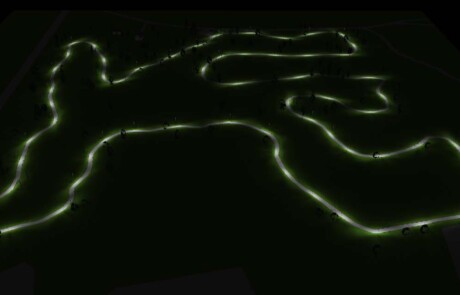 Prisma Light utomhusbelysning referens: Rekreation & Fritid Motionsspår Ljusberäkning