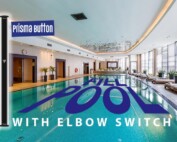 Fill the pool with elbow switch Prisma Button