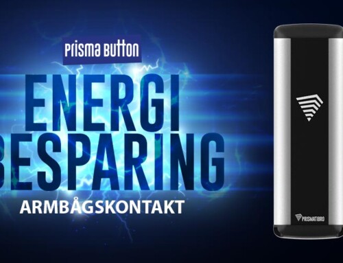Energibesparelse med albuekontakt Prisma Button – døråbner
