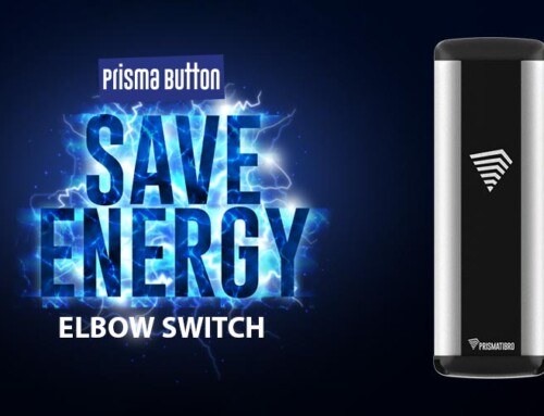 Save energy with the elbow switch Prisma Button