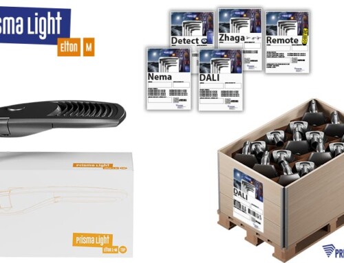 How are the luminaires, Prisma Light, packed and marked?