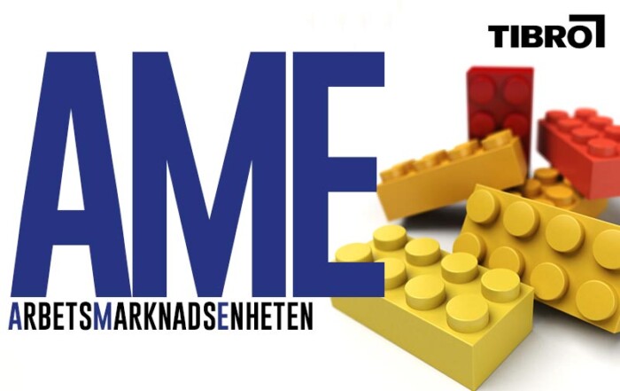 PrismaTibro samarbetar med AME genom legoarbeten.
