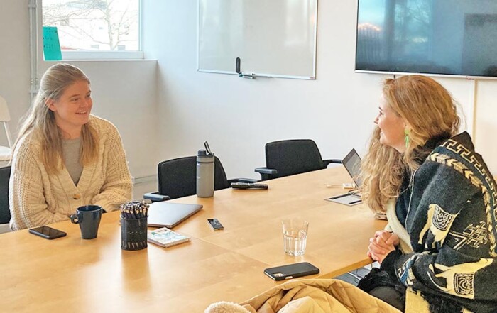 Malin och Olivia om Hållbarhetsarbetet