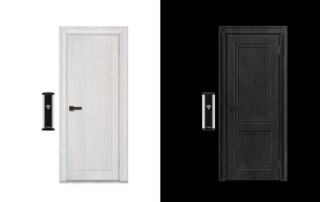 Den kontrasterande armbågskontakten Prisma Button.