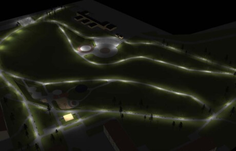 Prisma Light utomhusbelysning referens: Park & Natur Park Ljusberäkning