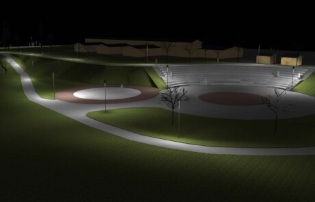 Prisma Light utomhusbelysning referens: Park & Natur Park Ljusberäkning