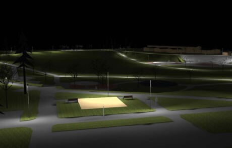 Prisma Light utomhusbelysning referens: Park & Natur Park Ljusberäkning