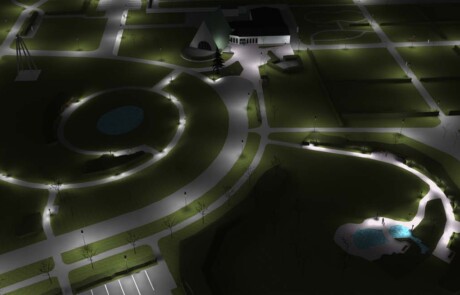 Prisma Light Referenser Park & Natur Kyrkogård Ljusberäkning