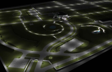 Prisma Light Referenser Park & Natur Kyrkogård Ljusberäkning