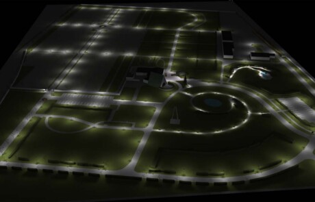 Prisma Light Referenser Park & Natur Kyrkogård Ljusberäkning