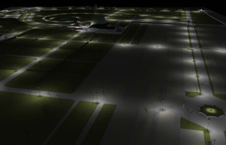 Prisma Light Referenser Park & Natur Kyrkogård Ljusberäkning