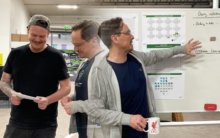 Produktionschef på PrismaTibro Jani Ahonen