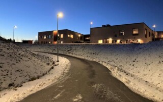 Utomhusbelysning med nattsänkning