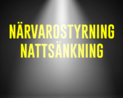 Utomhusbelysning med nattsänkning och närvarostyrning