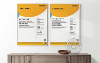 PrismaTibro ISO-reviderade