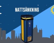 Övergångssignal med nattfunktion