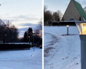 Prisma Light lyser upp fint i parken