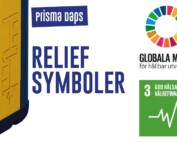 Övergångssignal med reliefsymboler bidrar till hållbarhet