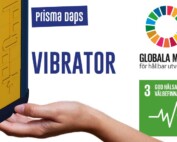 Övergångssignal med vibrator