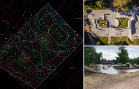 Prisma Light Referens Rekreation & Fritid Skatepark Underlag DWG och Bilder