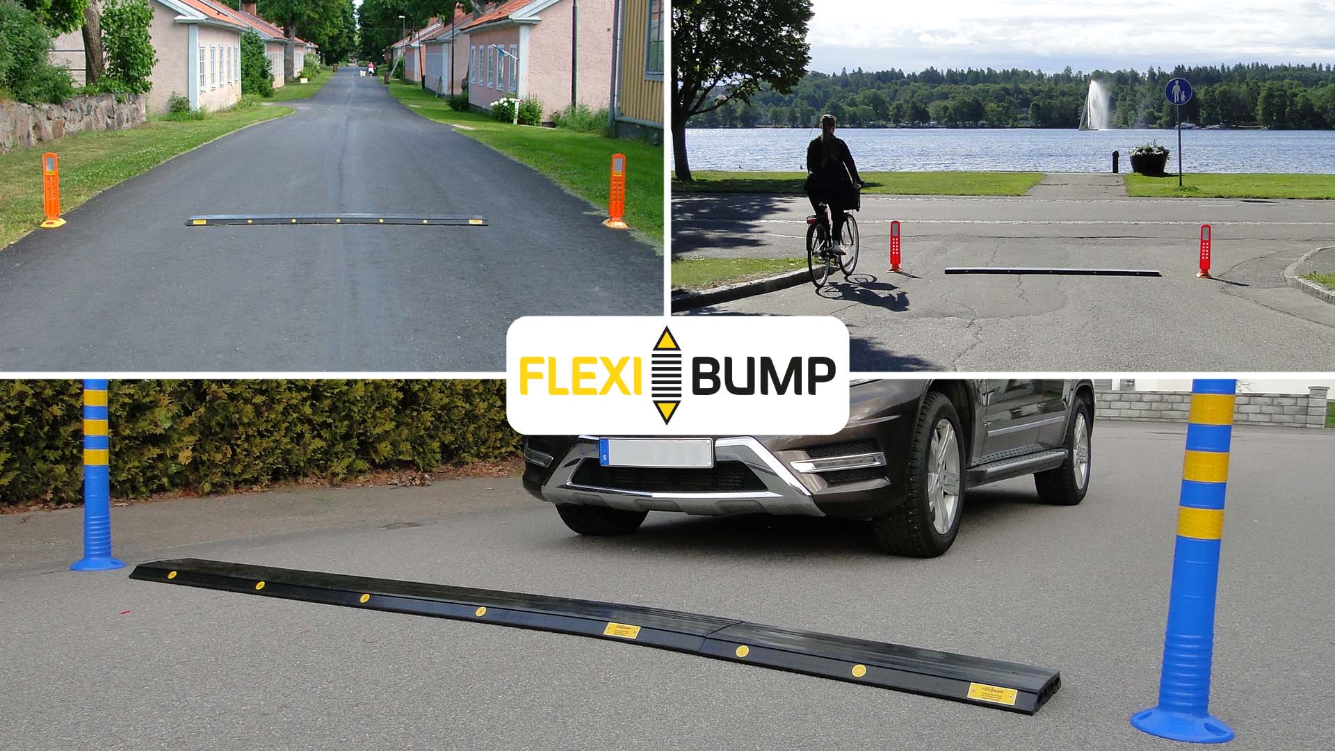 Flexibump – farthinder på asfalt