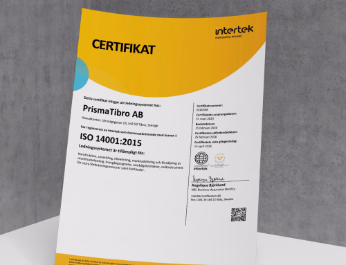 ISO 14001:2015 Certifikat