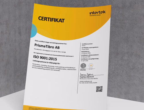 ISO 9001:2015 Certifikat