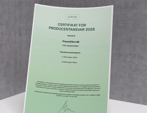 Elretur Danmark Certifikat för Producentansvar