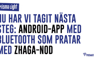 Prisma Light med Zhaga Remote - styr utomhusbelysning med Android-app