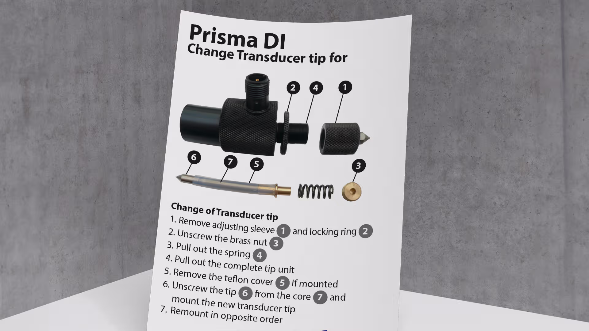 Prisma DI Change Transducer Tip