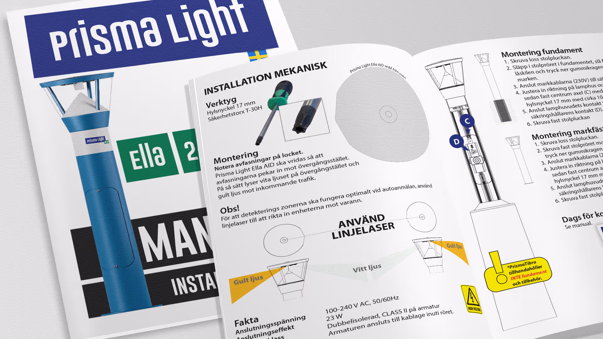 Prisma Light Ella AID Manual Installation