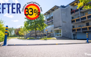 Flexibump hastighet före och efter installation av farthinder